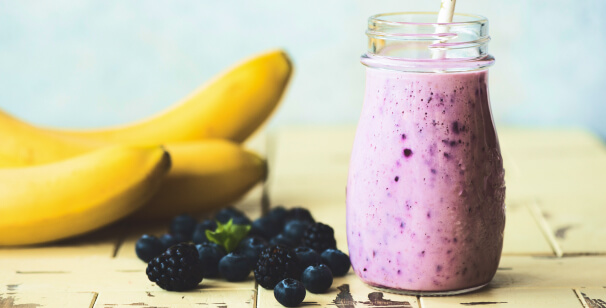 A Berry Flowery Smoothie