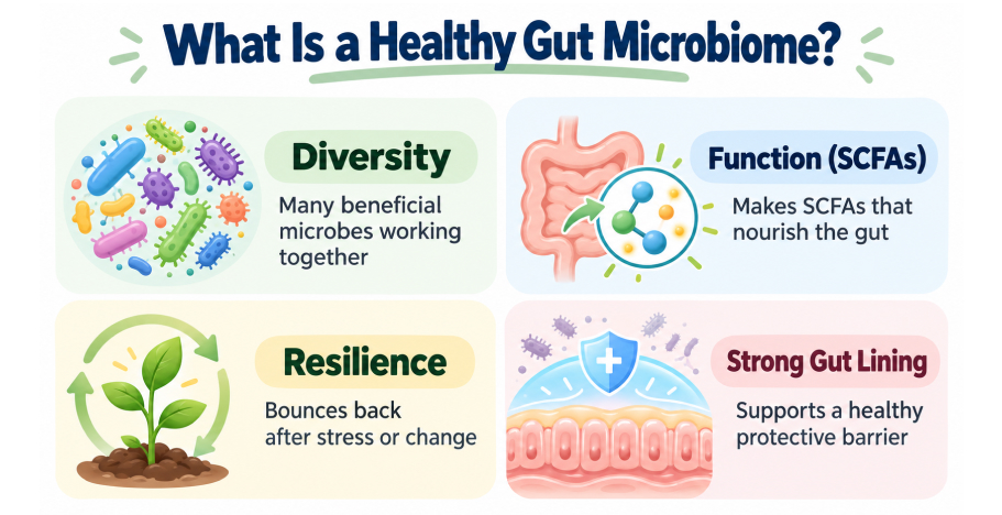 What Is a Healthy Gut Microbiome?