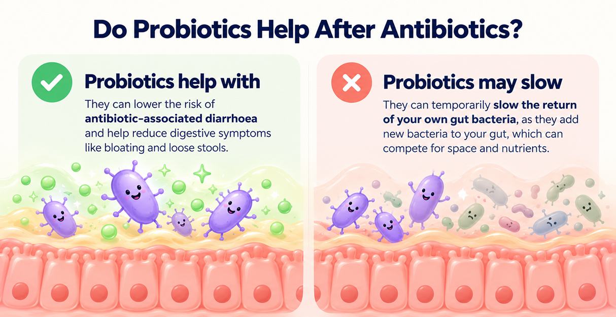 What probiotics can and cannot do after antibiotics