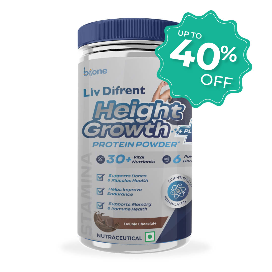 Buy Height Growth Protein Powder to Grow Taller Naturally