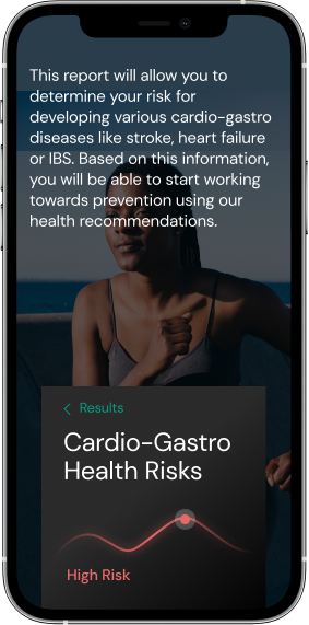 Cardio-gastro health risks report
